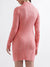 Centre Stage Women Pink Solid Collar Dress