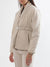 Elle Women Beige Printed Collar Jacket