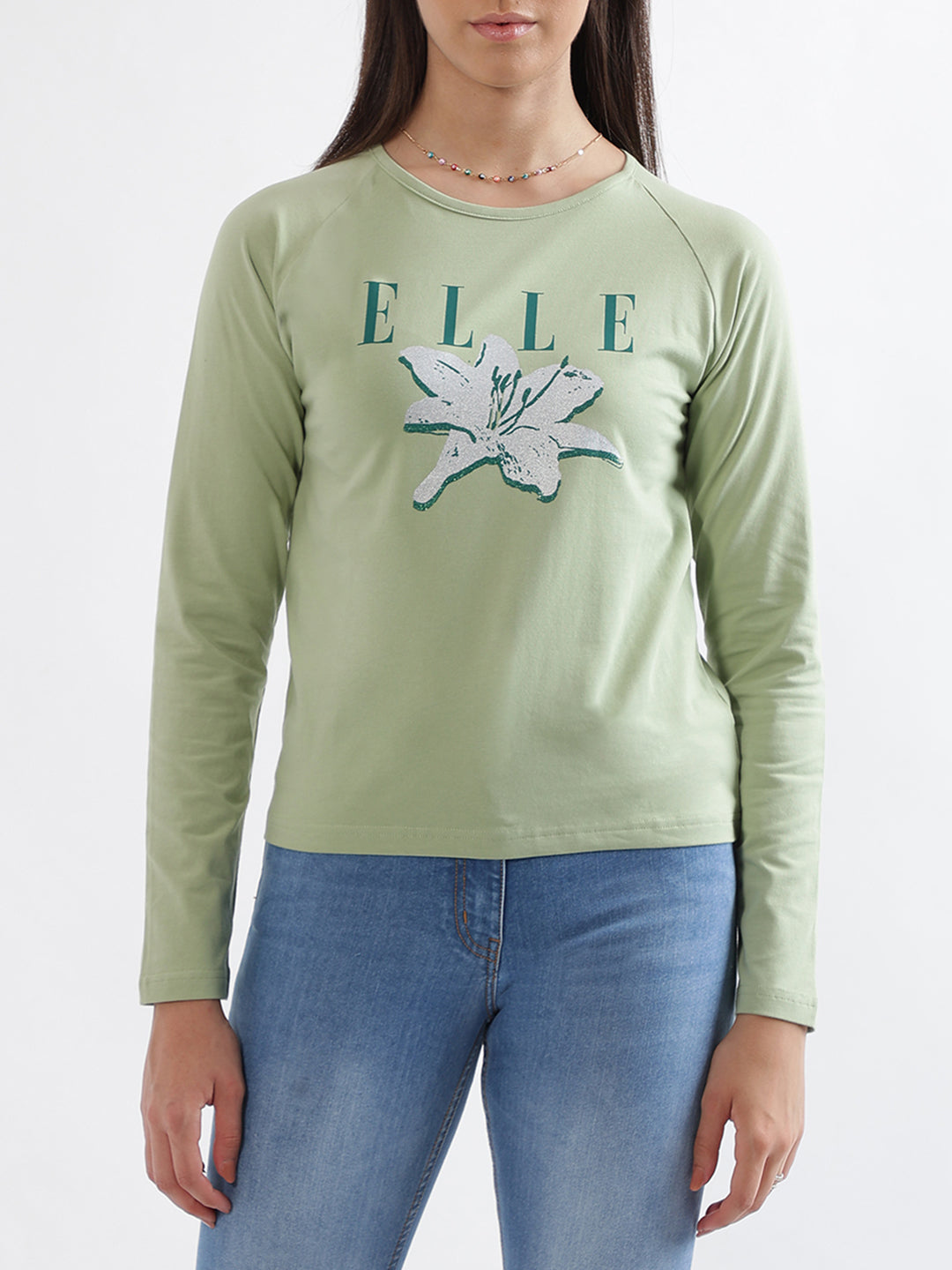 Elle Mint Fitted T-Shirt