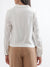 Centre Stage Women Cream Solid Collar Top