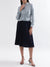 Centre Stage Women Grey Solid Collar Top