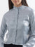 Centre Stage Women Grey Solid Collar Top