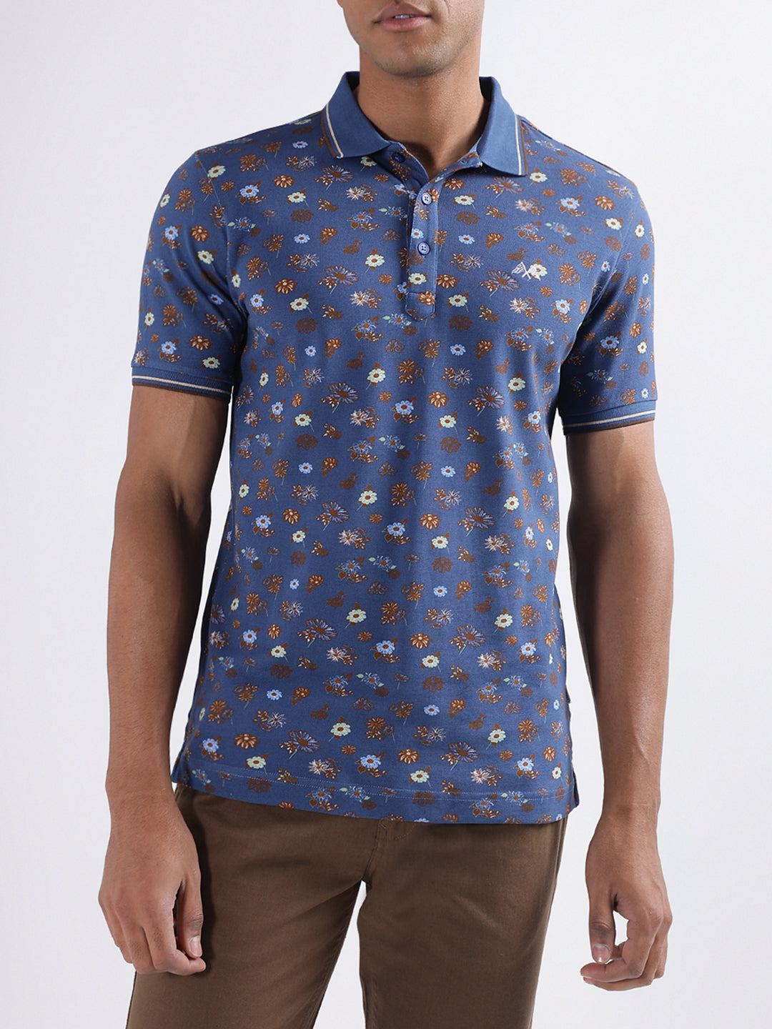 Lindbergh Multi Printed Regular Fit Polo T-Shirt