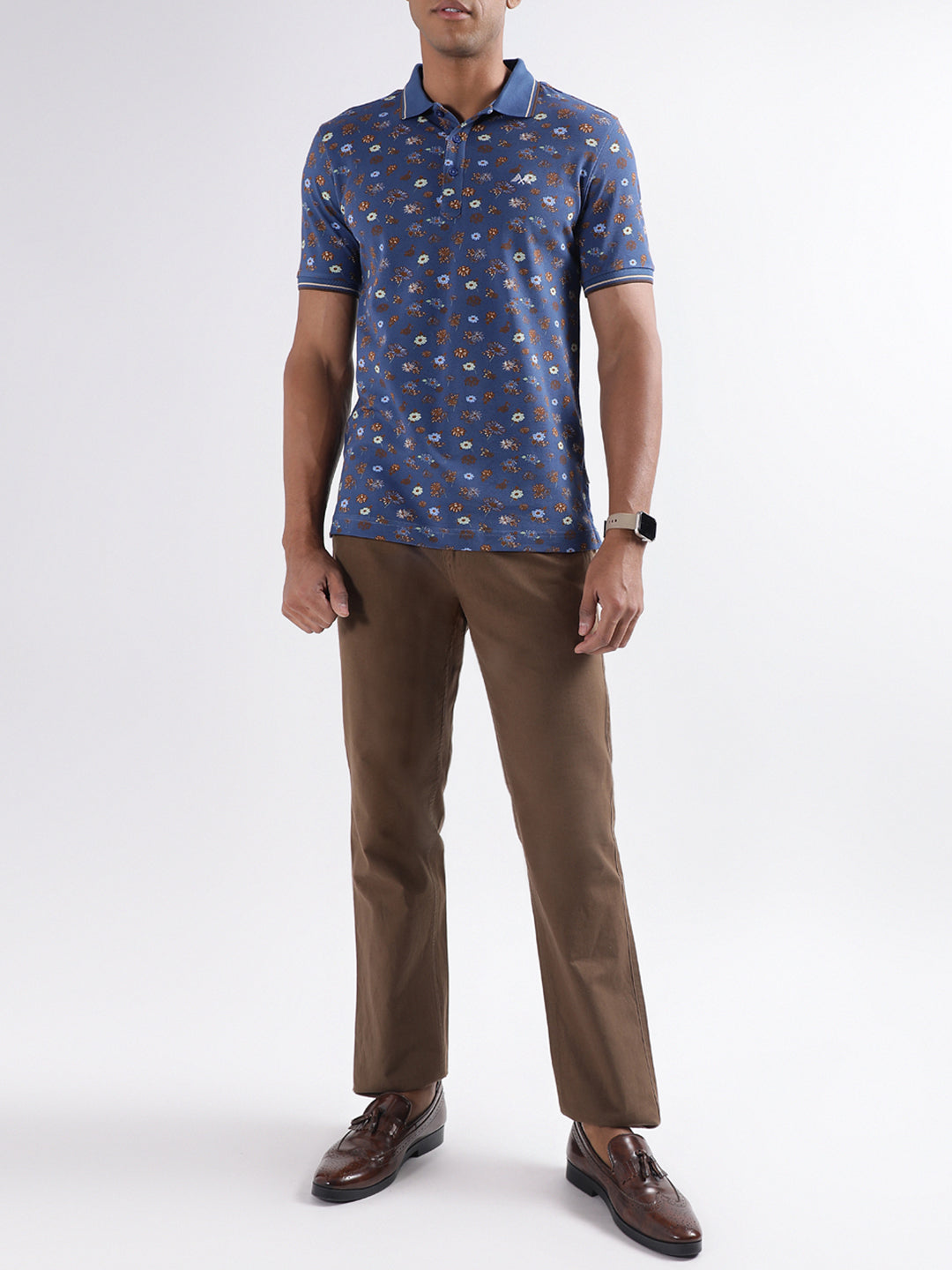 Lindbergh Multi Printed Regular Fit Polo T-Shirt