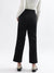 Centre Stage Women Black Solid Flared Trouser