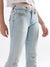 True Religion Women Blue Washed Flared Jeans