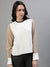 Iconic Women Multi Color Blocked Round Neck Top