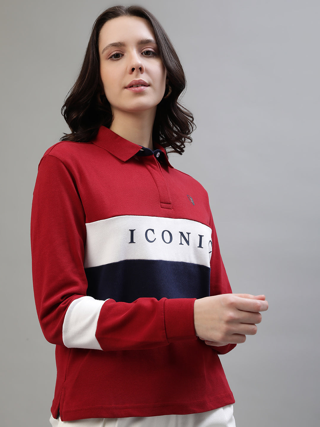 Iconic Multi Fashion Logo Relaxed Fit Polo T-Shirt