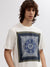 Lindbergh Men White Printed Round Neck Short Sleeves T-shirt