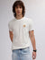 Lindbergh Men White Solid Round Neck Short Sleeves T-shirt