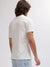 Lindbergh Men White Solid Round Neck Short Sleeves T-shirt