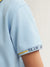 Blue Giraffe Boys Blue Solid Polo Collar Short Sleeves T-shirt