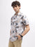 Iconic Men Multi Printed Spread Collar Short Sleeves Shirt