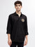 Just Cavalli Black Fashion Printed Regular Fit Shirt