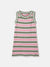 Elle Kids Multi Knitted V Neck Dress