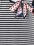 Elle Kids Blue Striped Round Neck Dress