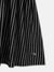 Elle Kids Black Striped Round Neck Dress