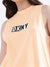 Dkny Peach Fashion Logo Regular Fit Top