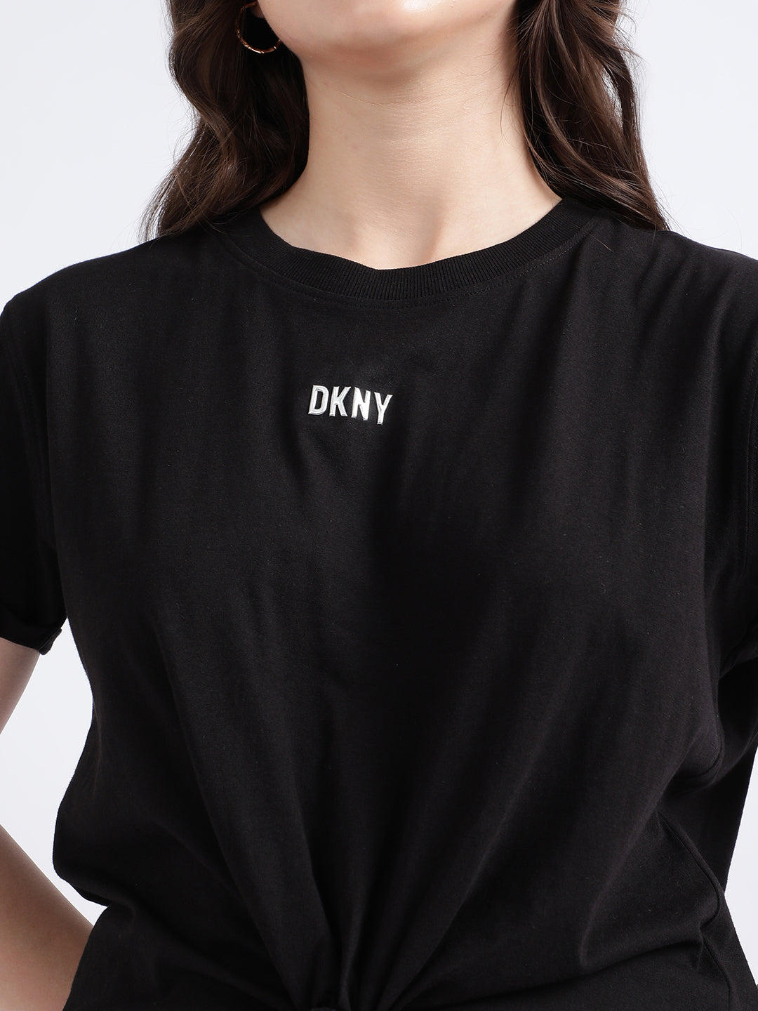 Dkny Black Fashion Regular Fit T-Shirt