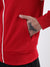 Gant Men Red Solid Hooded Sweatshirt