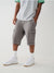 True Religion Men Grey Solid Cargo Shorts