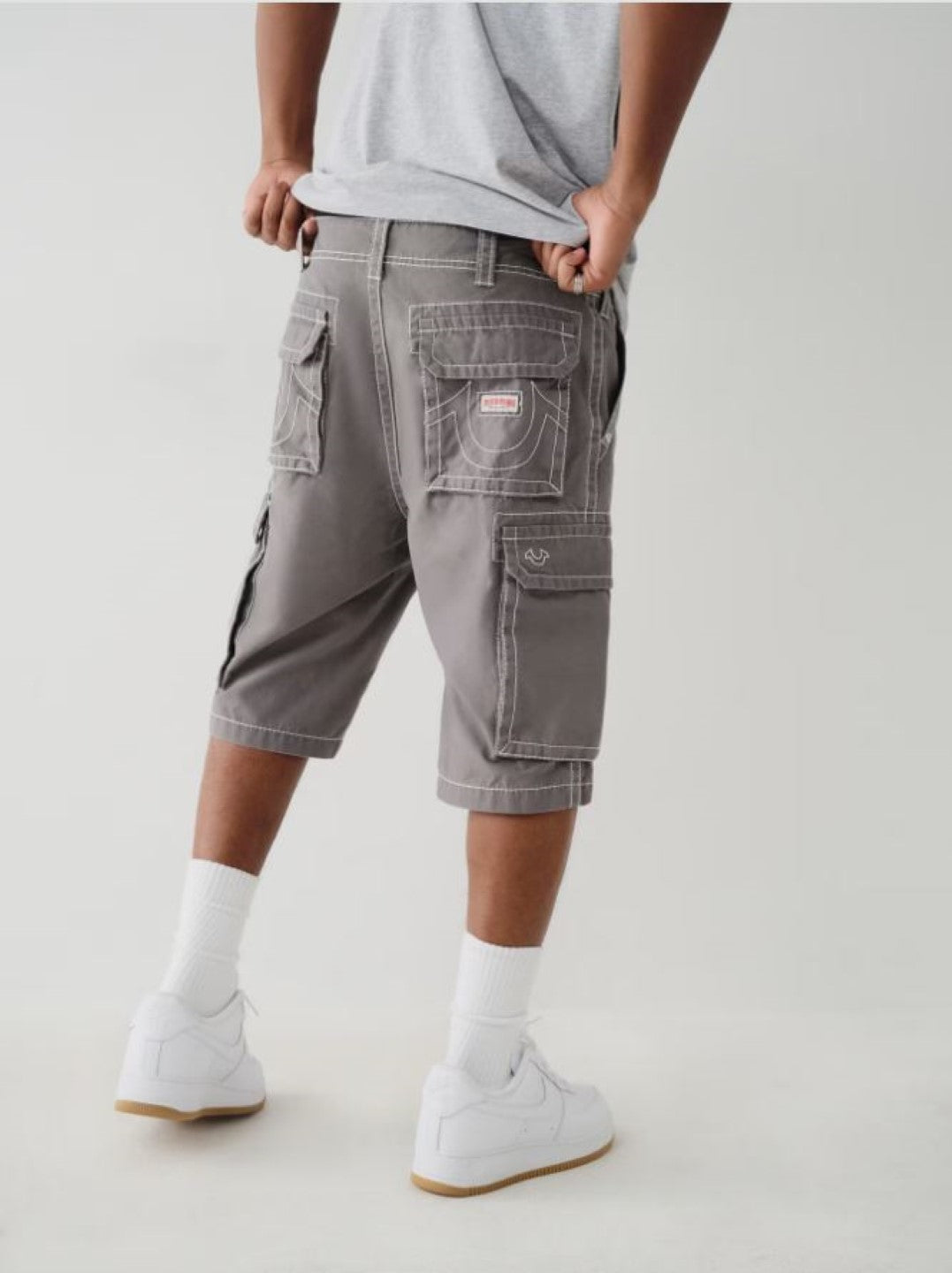 True deals religion mens cargo shorts