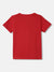 Gant Boys Red Solid Round Neck Short Sleeves T-Shirt