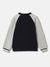 Gant Boys Navy Colour-blocked Round Neck Full Sleeves Sweatshirt