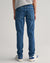 Gant Boys Blue Washed Mid-Rise Slim Fit Jeans