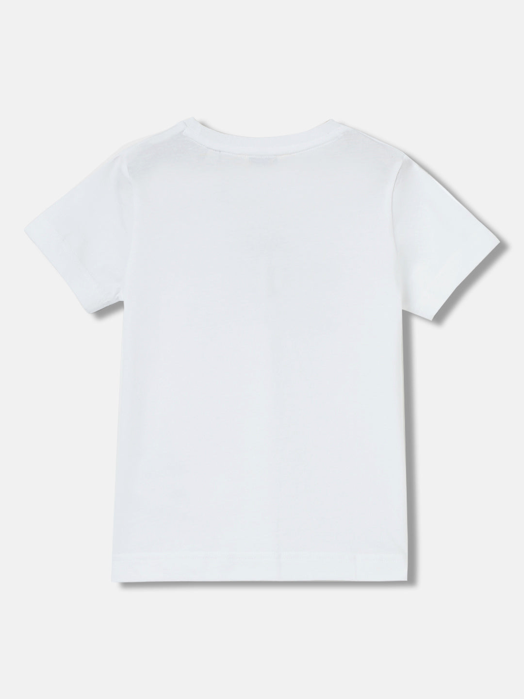 Gant Boys White Printed Round Neck Short Sleeves T-Shirt