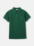 Gant Boys Green Solid Polo Collar Short Sleeves T-Shirt