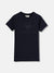 Gant Boys Navy Blue Embroidered Round Neck Short Sleeves T-Shirt