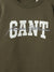 Gant Boys Green Printed Round Neck Full Sleeves Pullover Style Sweatshirt