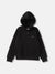 Gant Boys Black Solid Hooded Full Sleeves Front-open Sweatshirt