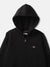 Gant Boys Black Solid Hooded Full Sleeves Front-open Sweatshirt