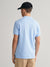 Gant Men Blue Solid Polo Collar Short Sleeves T-shirt