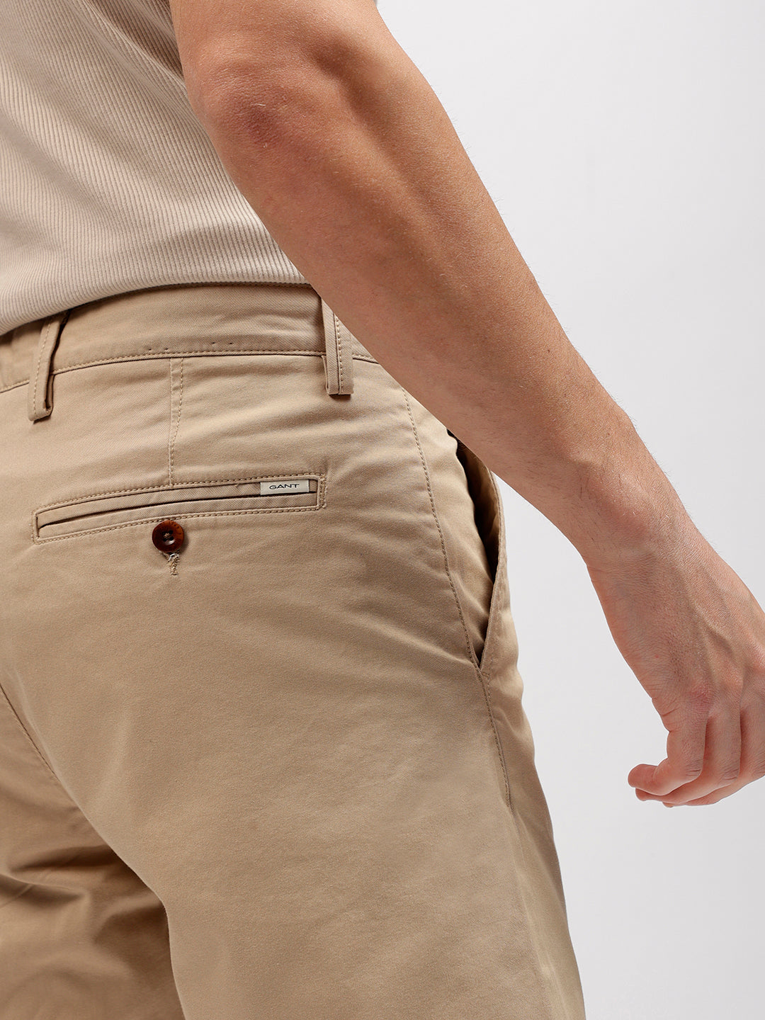 Khaki pants shorts best sale