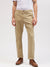 Gant Men Brown Solid Flat Front Slim Fit Mid-Rise Trouser