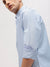 Gant Men Blue Solid Button-down Collar Full Sleeves Shirt