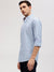 Gant Men Blue Solid Button-down Collar Full Sleeves Shirt