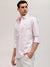 Gant Men Pink Striped Button-down Collar Full Sleeves Shirt