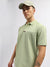 Gant Men Green Solid Polo Collar Short Sleeves T-Shirt