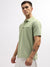 Gant Men Green Solid Polo Collar Short Sleeves T-Shirt