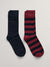 Gant Men Red Stripe Socks