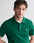 Gant Men Green Solid Polo Collar Short Sleeves T-Shirt