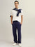 Gant Men Blue Solid Mid-Rise Track Pant