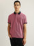 Gant Men Pink Solid Collared Short Sleeves Polo T-Shirt