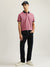 Gant Men Pink Solid Collared Short Sleeves Polo T-Shirt