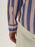 Gant Men Pink Striped Buttoned Down Collar Full Sleeves Shirt