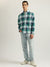 Gant Men Green Checked Buttoned Down Collar Full Sleeves Shirt